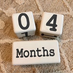 Mud Pie Milestone Blocks